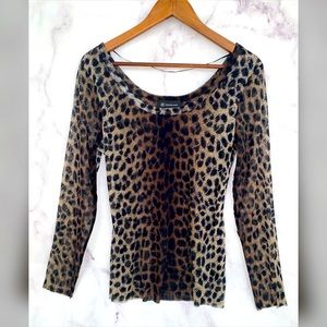 INC Leopard Print Top